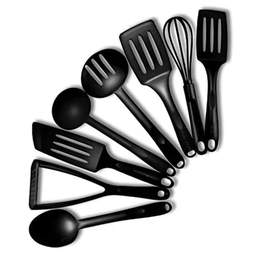 Foto 1 | Juego De Utensilios 8pz Color Negro T-fal