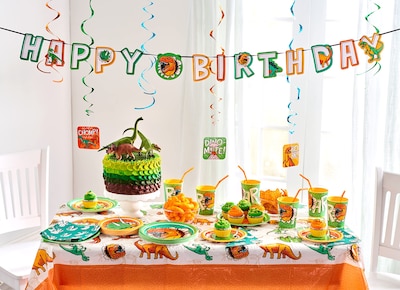 Foto 4 | Platos Llanos Con Diseño De Dinosaurio American Greetings, 36 Unidades - Venta Internacional.