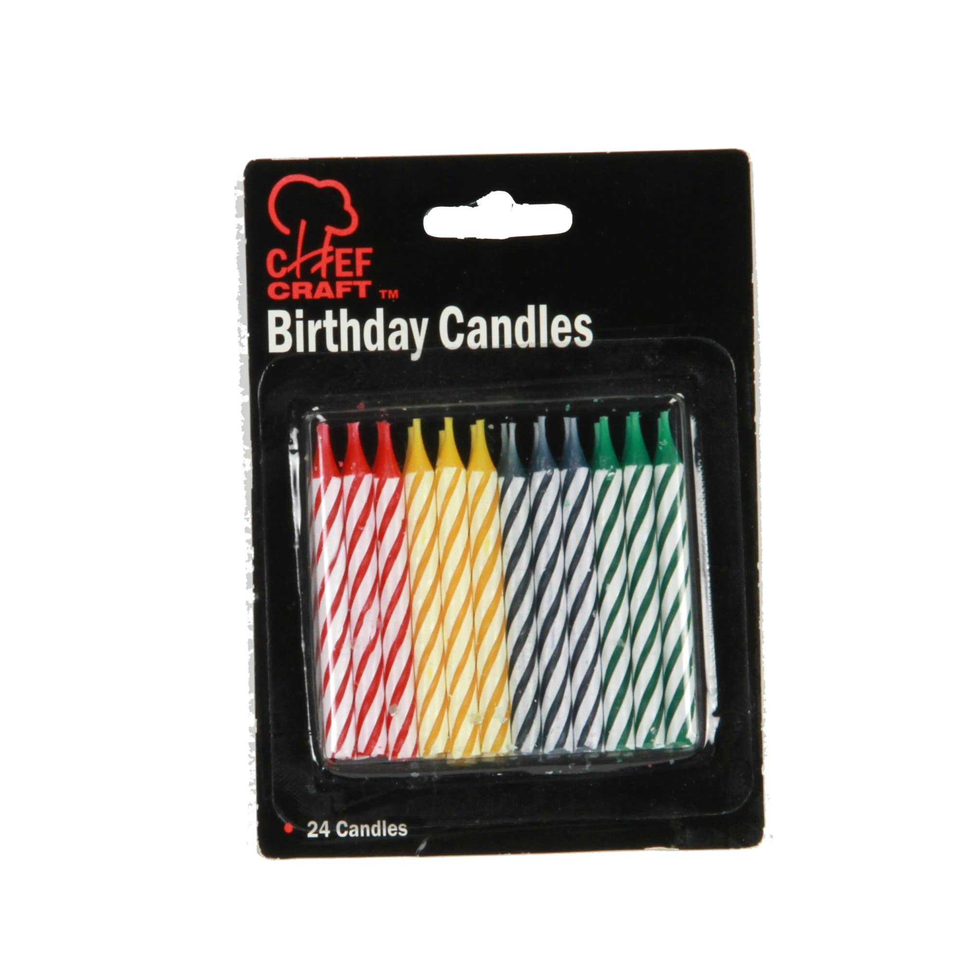 Foto 3 pulgar | Juego De 24 Piezas Spiral Craft Classic De Velas En Espiral, Varios Colores - Venta Internacional.