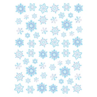 Foto 1 | Pegatinas Beistle Con Forma De Copo De Nieve Para Decoración De Invierno, 15 Iconos Por Hoja - Venta Internacional.
