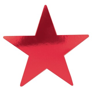 Foto 1 | Cut Outs Beistle Red Star, 36 Piezas De Papel, 23 Cm, Fiesta De Navidad - Venta Internacional.