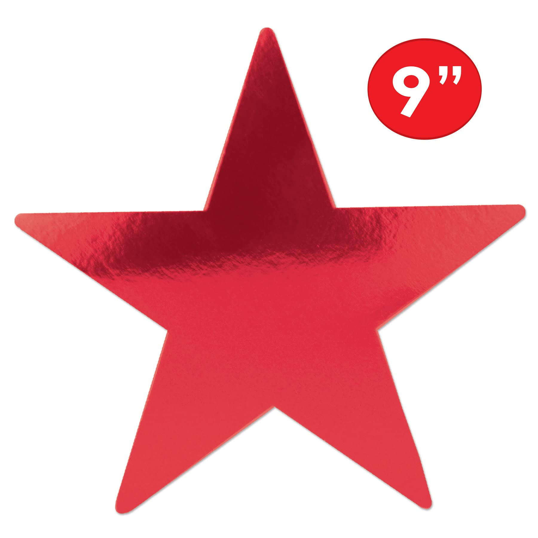 Foto 4 pulgar | Cut Outs Beistle Red Star, 36 Piezas De Papel, 23 Cm, Fiesta De Navidad - Venta Internacional.