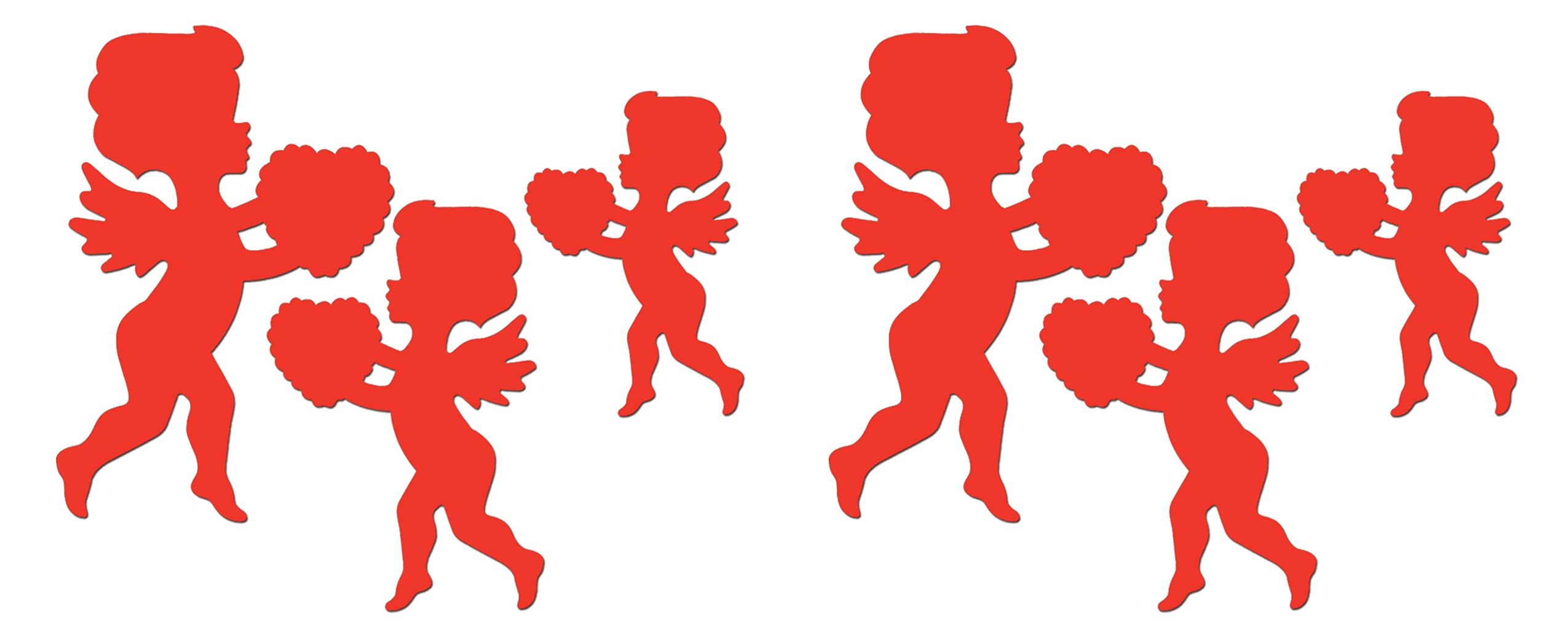 Foto 1 | Cutouts Beistle Cupid Impreso, Paquete De 6 Piezas - Venta Internacional.