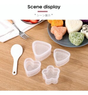 Foto 3 | Moldes Triangulares de Plástico para Onigiri incluye 6pz