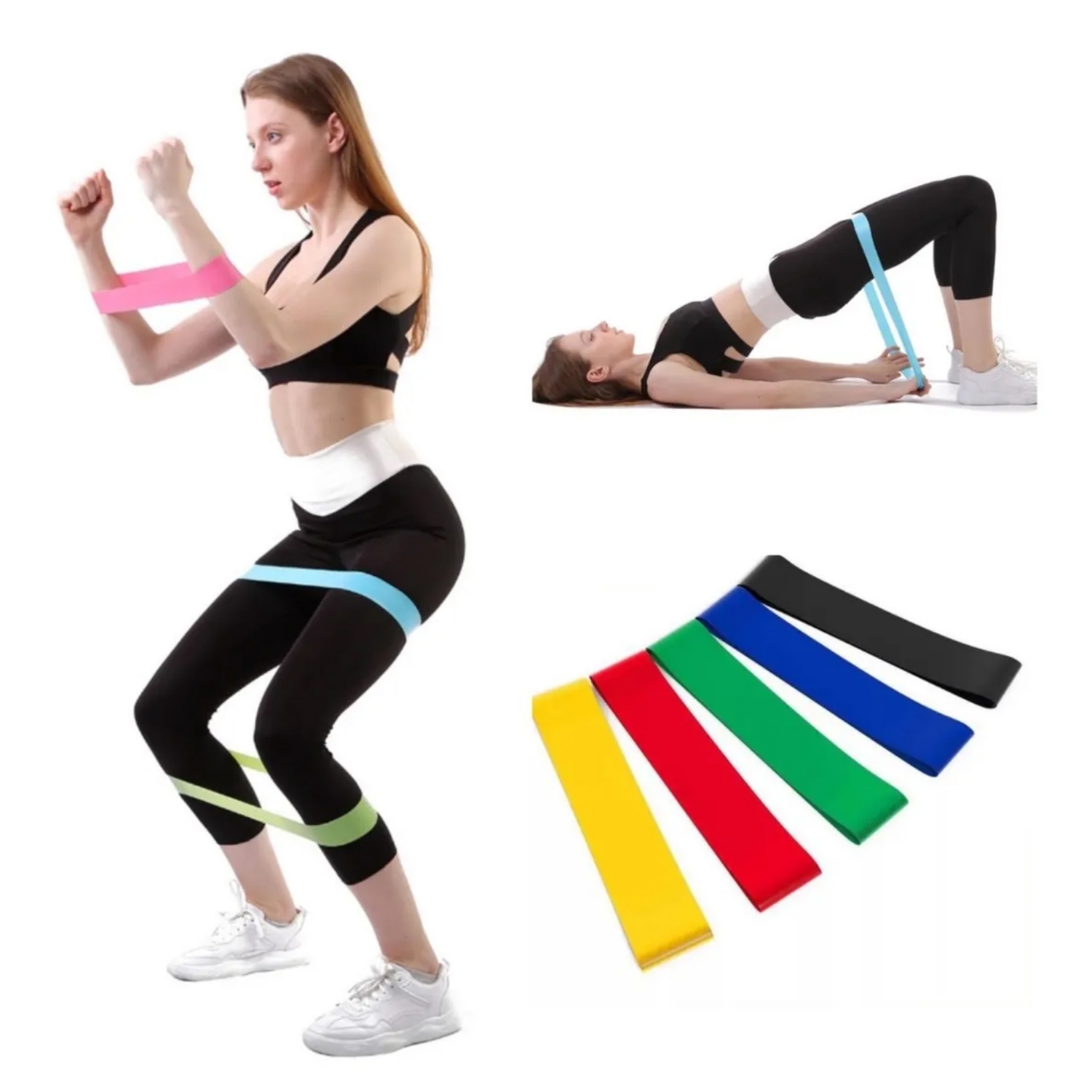Foto 2 pulgar | Bandas Elásticas 5 Piezas para Entrenamiento-Venta Internacional