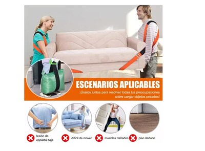 Foto 5 | Xtellar Correas Ez-mover: Eleva Y Desplaza Tus Muebles Con Facilidad