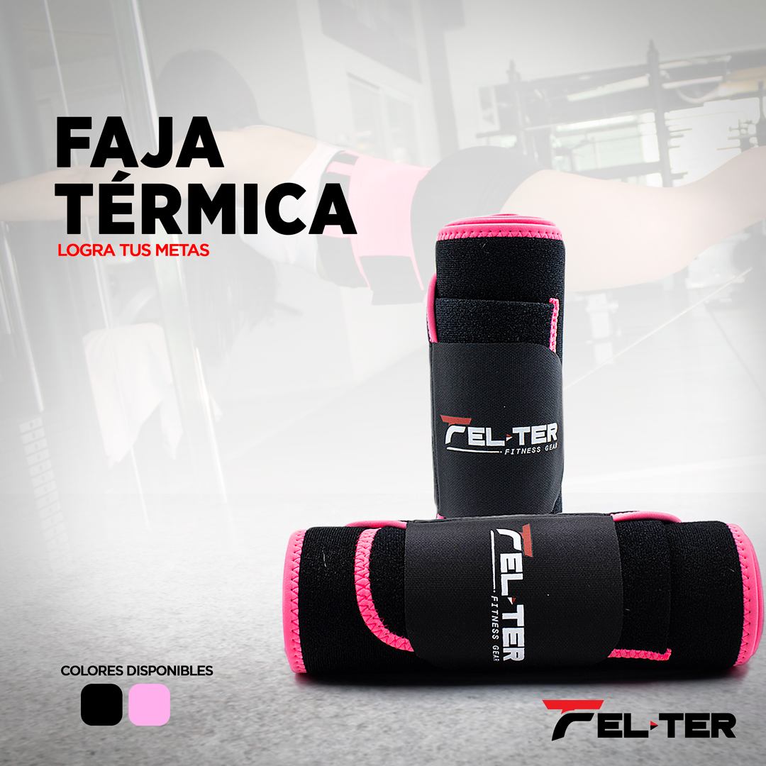 Foto 3 pulgar | Faja Térmica Felter Fitness color Negro para Mujer