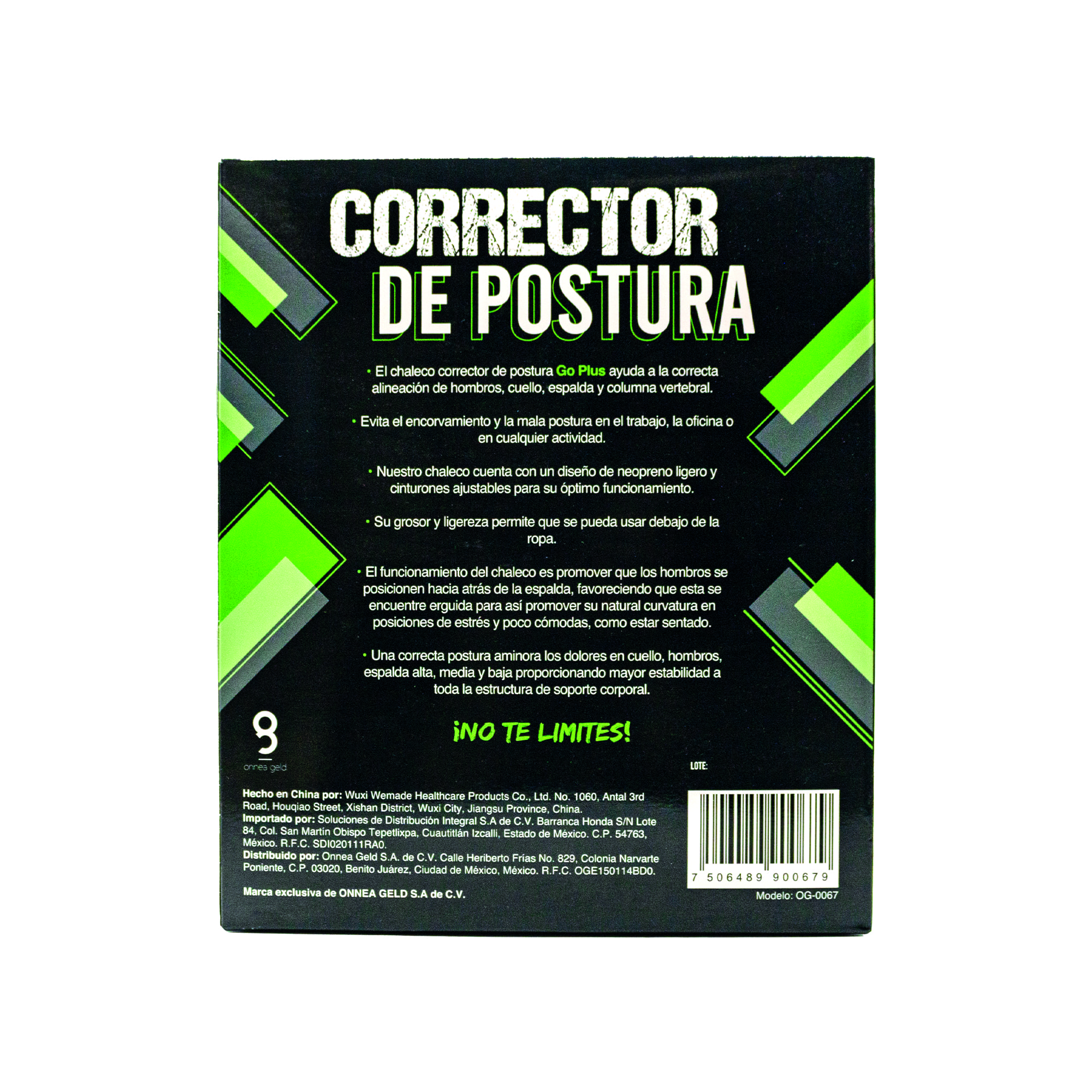 Foto 4 | Chaleco Corrector de Postura Go Plus para Espalda Talla S
