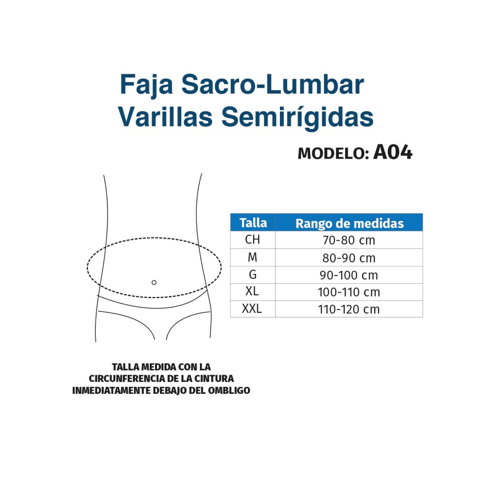 Foto 7 pulgar | Faja Cinturón Sacro Lumbar Varillas Semirigidas Tynor A04