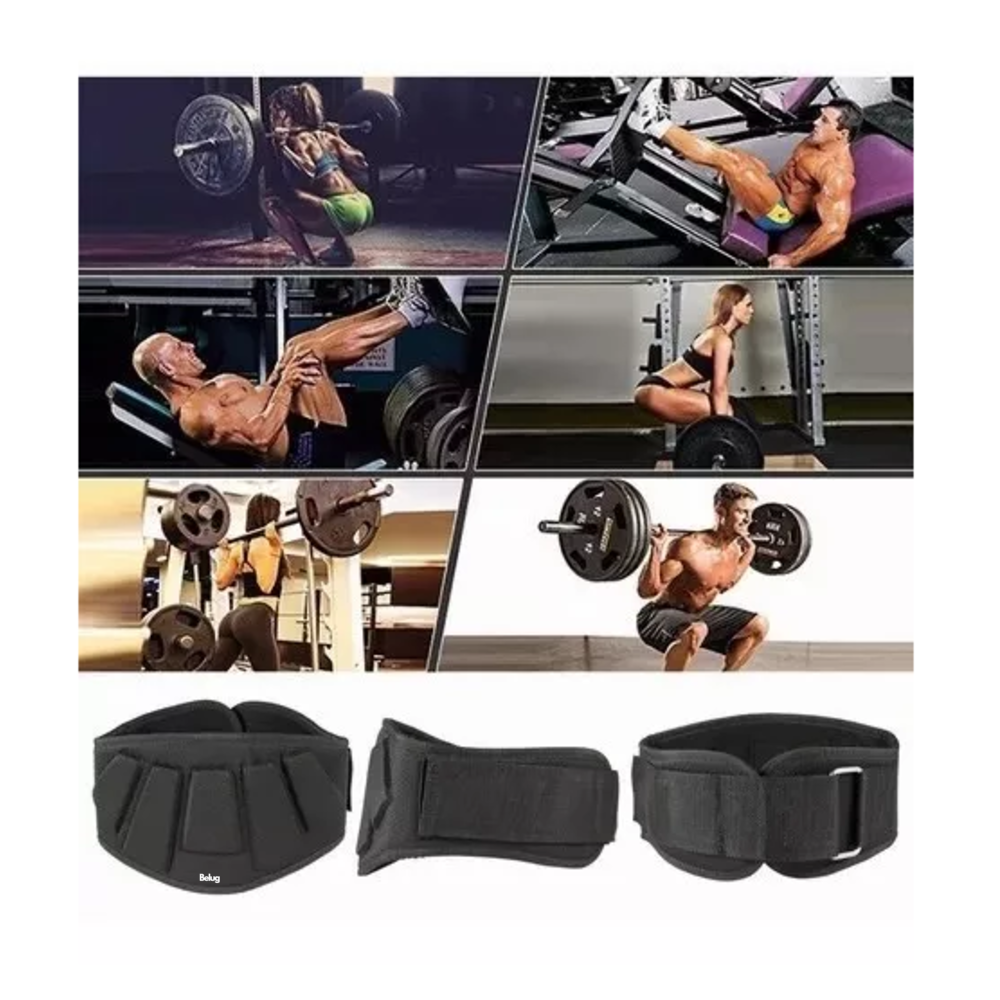 Foto 4 pulgar | Faja Cinturón Para Pesas De Fuerza Gym Carga Belug Negro