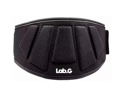 Foto 1 | Faja Cinturón Para Pesas De Fuerza Lab.g Gym Carga Negro