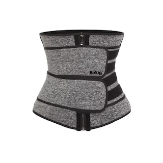 Foto 1 | Faja Cinturilla de Algodón Reductora de Entrenamiento Belug Gris