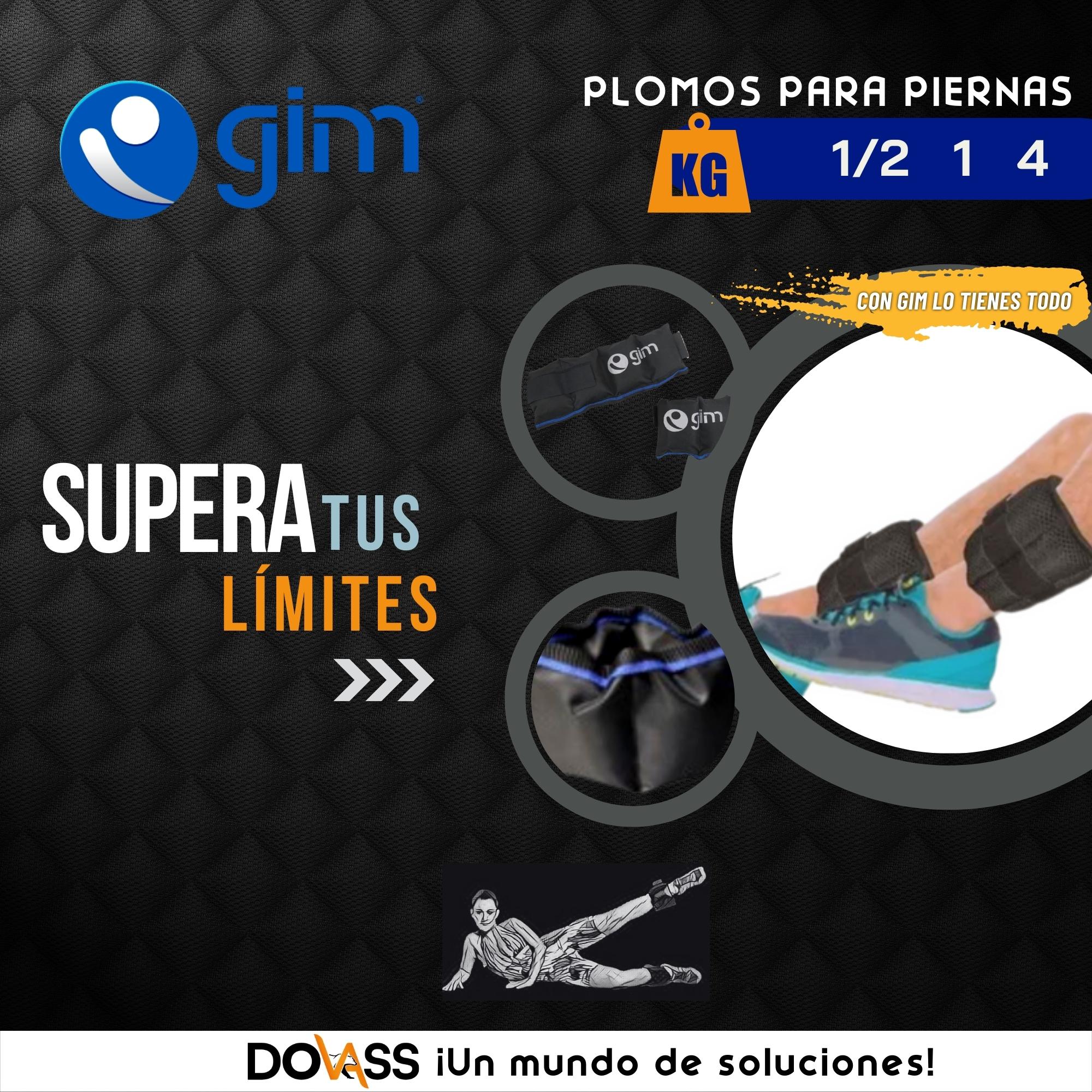 Foto 3 pulgar | Plomos para Pierna Polainas 4 kg Gim 499sm color Negro