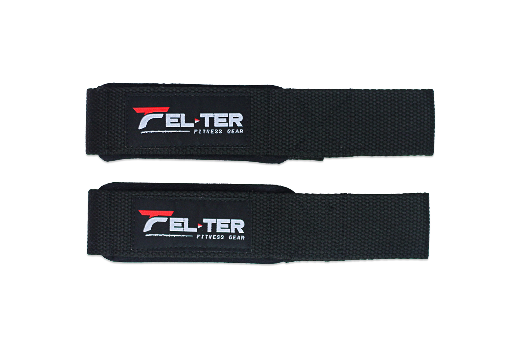 Par De Straps Para Pesas Alta Resistencia Gym Crossfit color Negro