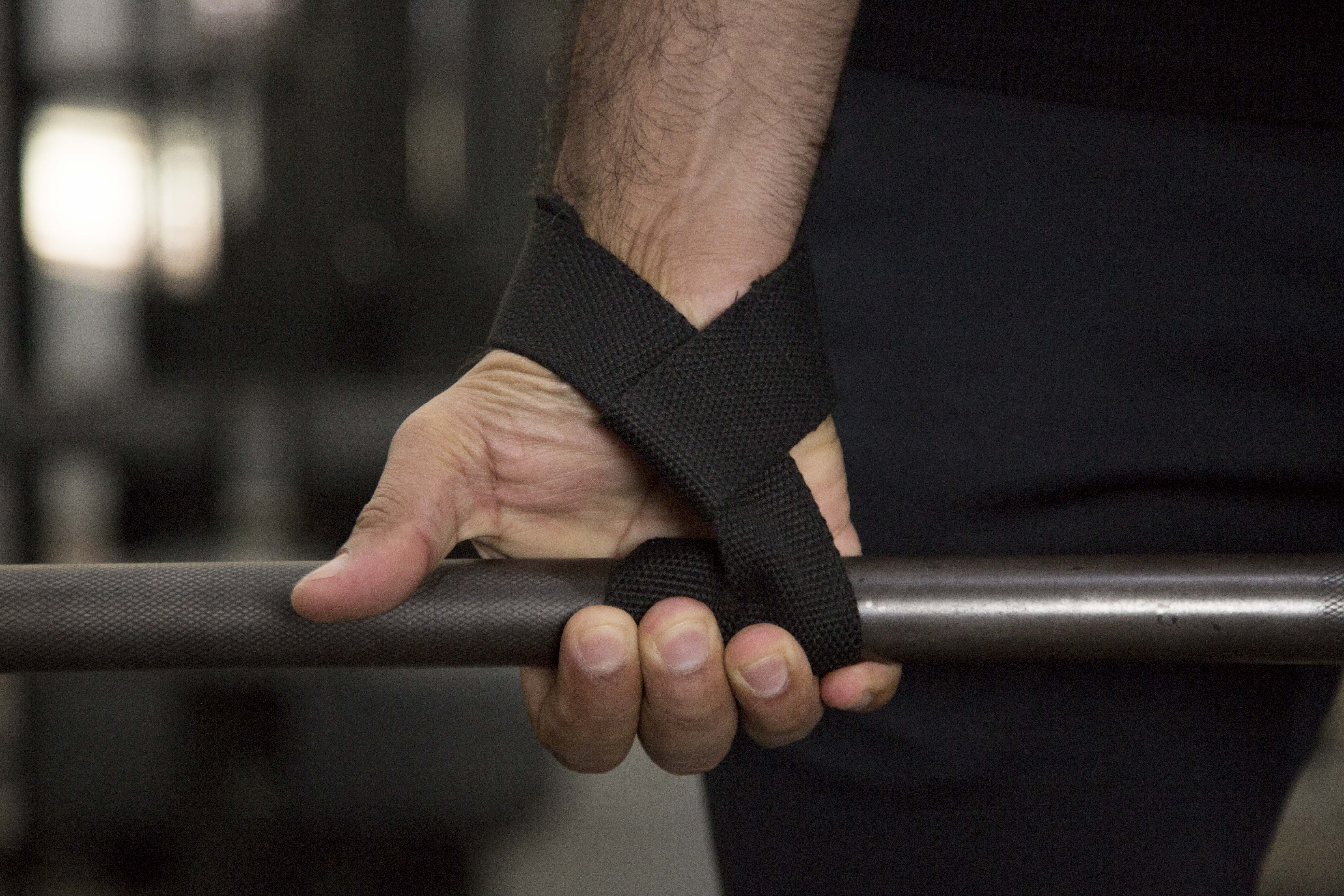 Foto 3 | Par De Straps Para Pesas Alta Resistencia Gym Crossfit color Negro