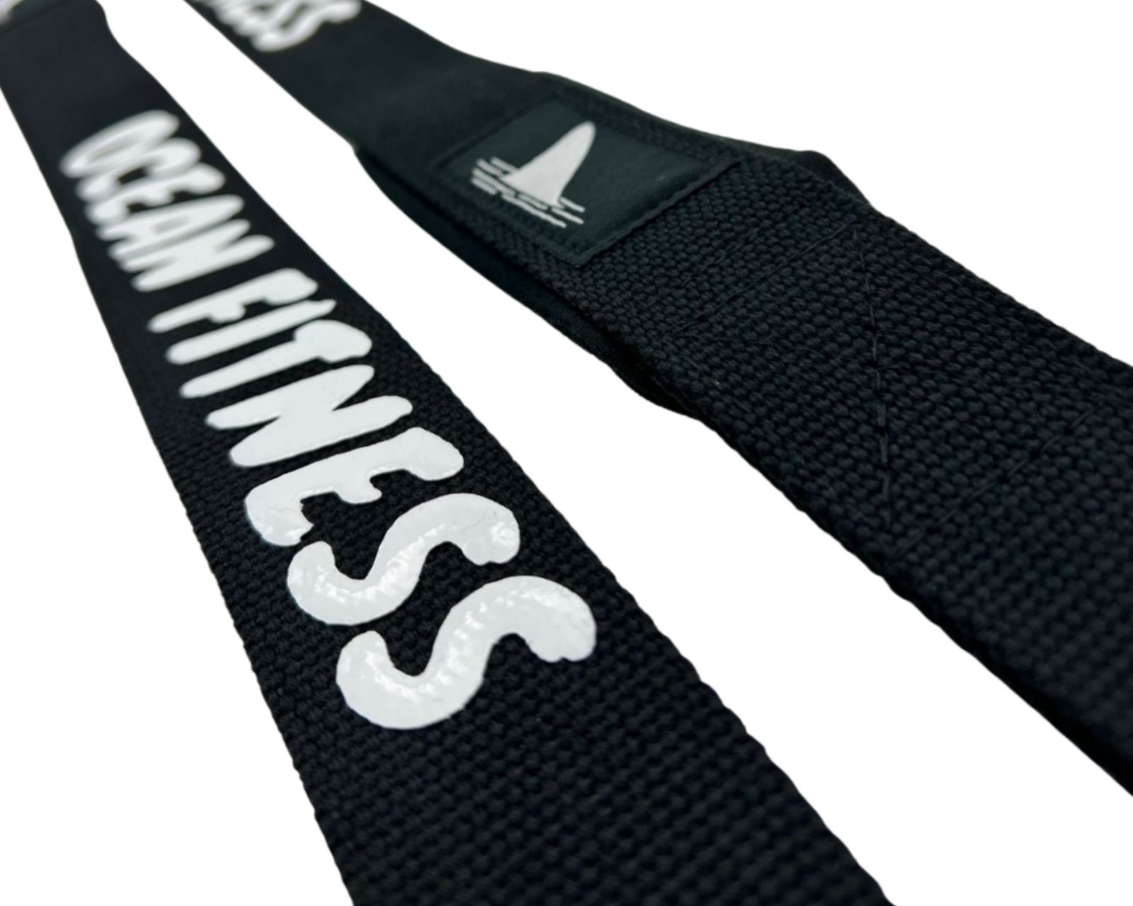 Foto 7 pulgar | Correas de Levantamiento Ocean Fitness Straps Negro Unitalla