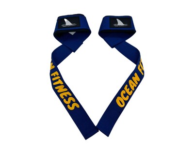 Foto 2 | Correas de Levantamiento Ocean Fitness Straps Azul Unitalla