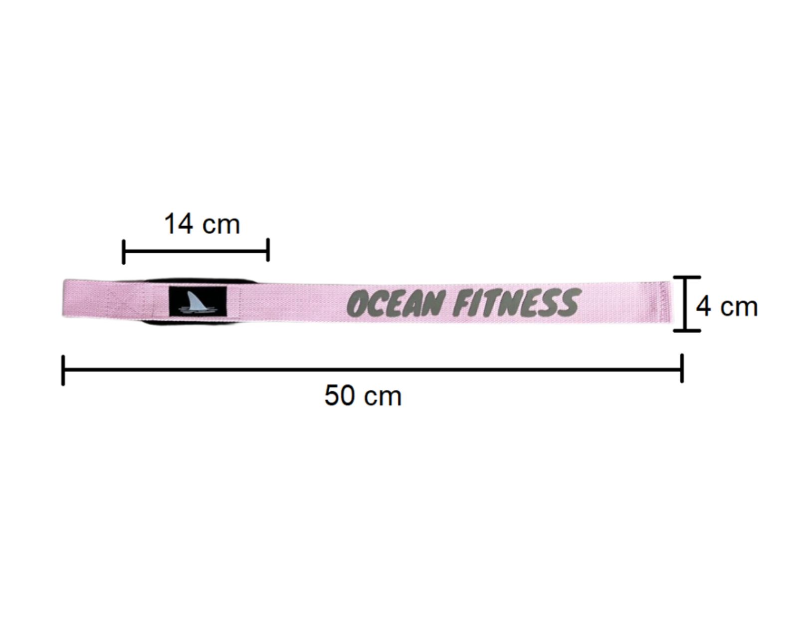 Foto 9 pulgar | Correas de Levantamiento Ocean Fitness Straps Rosa Unitalla