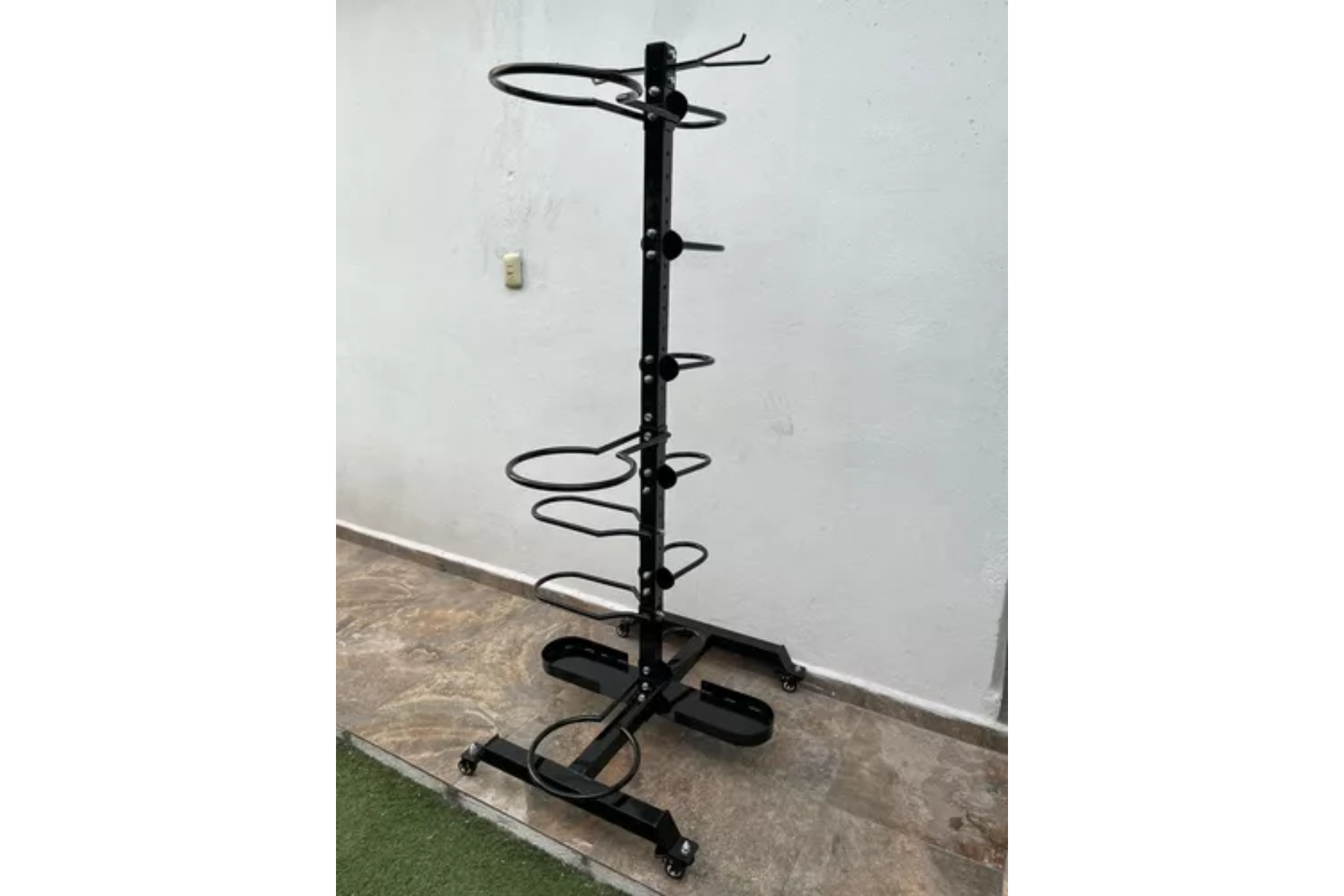 Foto 3 pulgar | Rack Para Pelotas De Pilates, Balones Y Equipo Fitness