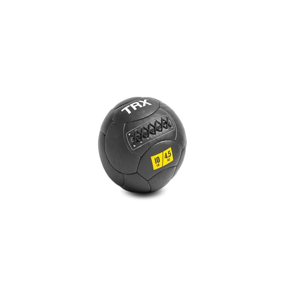 Balón Medicinal Trx 10in 10lb Wall Ball color Negro