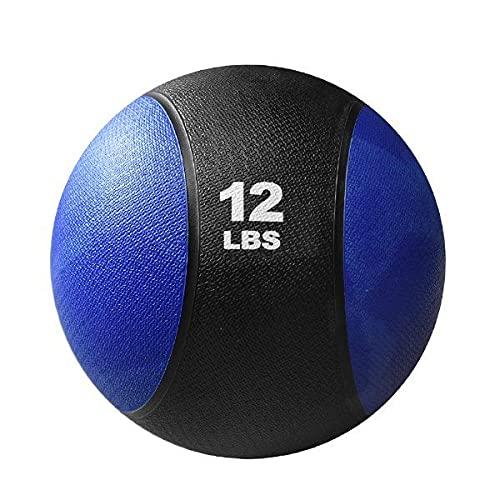 Balón Medicinal Med Ball 12 lb Genérico color Azul para Entrenamiento Funcional y Crossfit