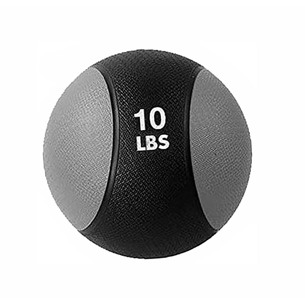 Balón Medicinal Med Ball 10 Lbs Genérico color Negro para Entrenamiento Funcional Crossfit