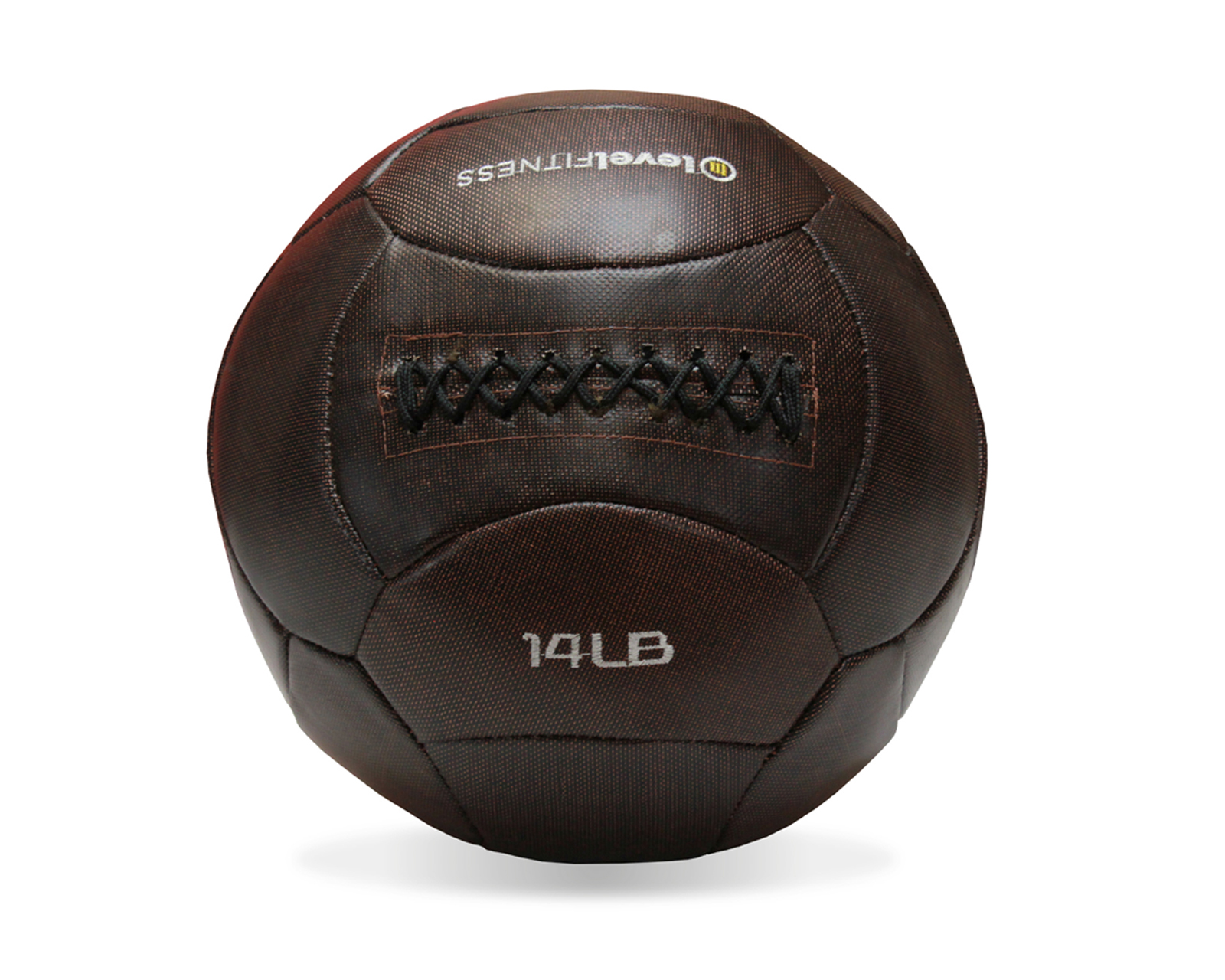 Wall Ball Level Fitness 14lb color Café