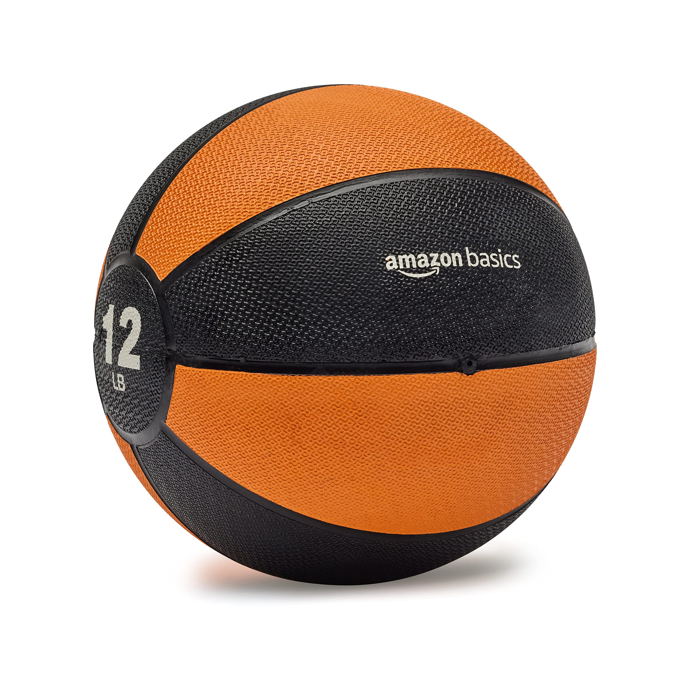 Foto 3 pulgar | Balón Medicinal Pesado Amazon Basics, 5,4 Kg, Naranja/negro - Venta Internacional.