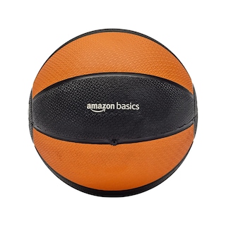 Foto 3 | Balón Medicinal Pesado Amazon Basics, 5,4 Kg, Naranja/negro - Venta Internacional.