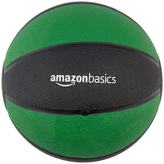 Foto 3 | Balón Medicinal Pesado Amazon Basics De 2 Kg, Color Verde Y Negro - Venta Internacional.