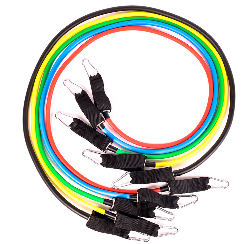 Foto 3 pulgar | Ligas Elásticas de Resistencia 11 Piezas Fitness Ayara Set11 color Negro
