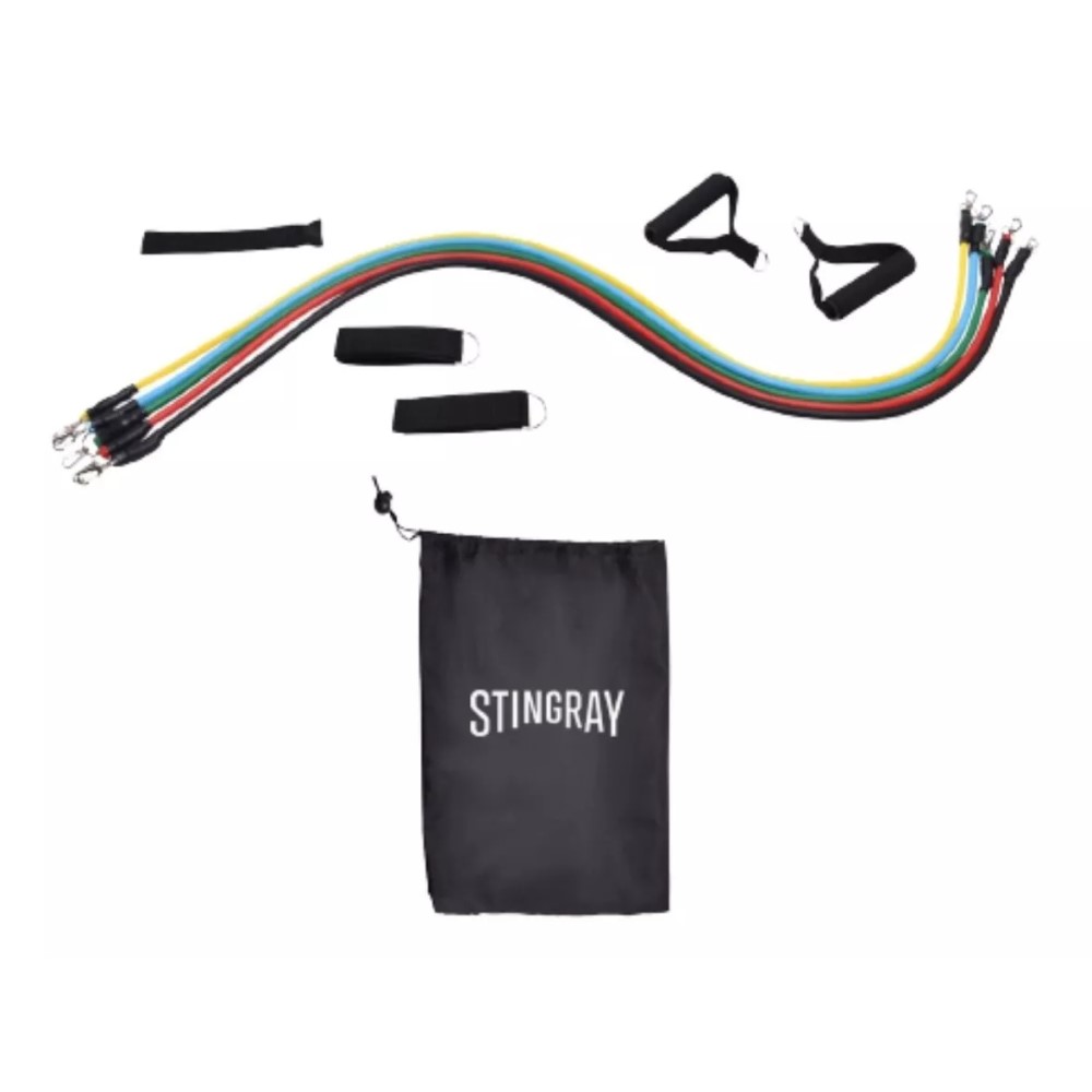 Conjunto Ligas 5 Niveles Resistencia Fitness Stingray Multicolor