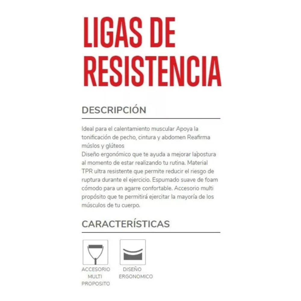 Foto 5 pulgar | Liga de Resistencia Stingray para Ejercicio Fitness