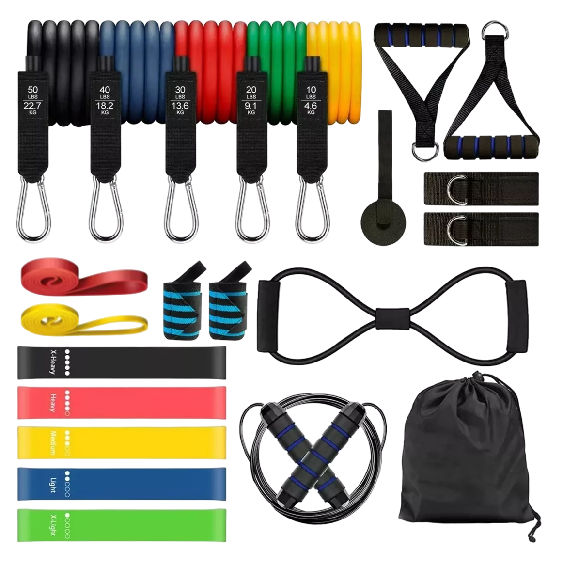 Kit de Banda de Resistencia Ligas para Ejercicio