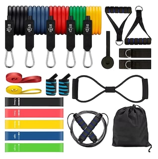 Foto 1 | Kit de Banda de Resistencia Ligas para Ejercicio 150 lbs 23 Pzs