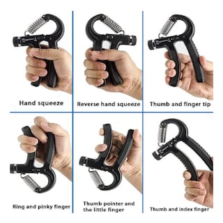 Foto 3 | Ejercitador Hand Grip Fitness Ajustable De 5 A 60 Kg, Azul, Para Adultos - Venta Internacional.