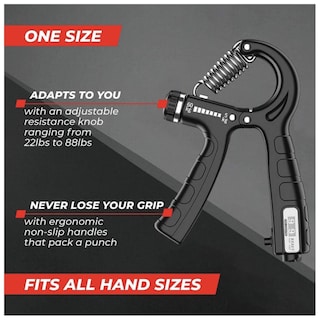 Foto 4 | Ejercitador Hand Grip Fitness Ajustable De 5 A 60 Kg, Azul, Para Adultos - Venta Internacional.