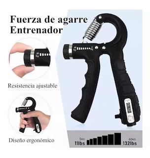 Foto 4 | Ejercitador De Dedo Fortalecedor Resistencia Mano Grip 6 Pzs, Negro