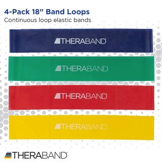 Foto 2 | Set Resistance Band Loop Set Theraband Para Piernas Paquete De 4 - Venta Internacional.