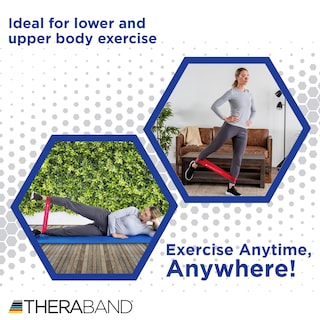 Foto 5 | Set Resistance Band Loop Set Theraband Para Piernas Paquete De 4 - Venta Internacional.