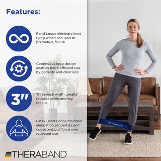 Foto 6 | Set Resistance Band Loop Set Theraband Para Piernas Paquete De 4 - Venta Internacional.