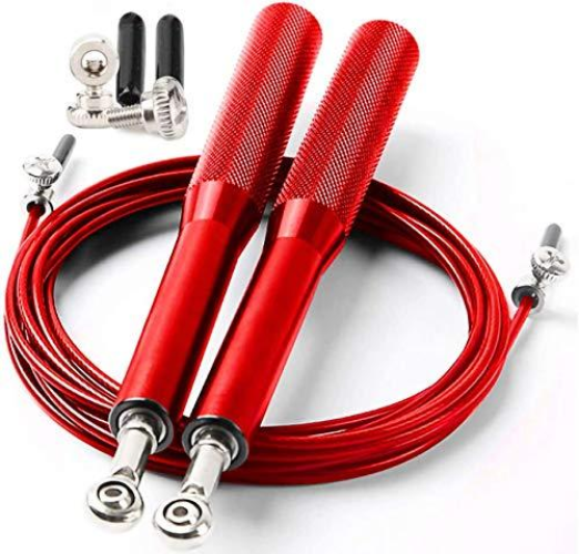 Foto 2 pulgar | Cuerda para Saltar Rápida Speed Rope Premium con Mango de Aluminio color Rojo