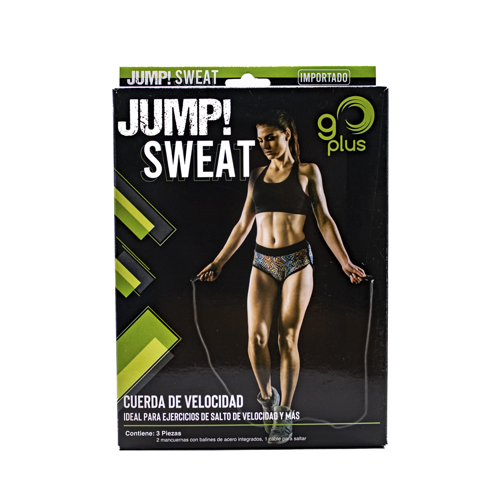 Foto 3 | Cuerda para saltar Jump! Sweat Go Plus color Negro