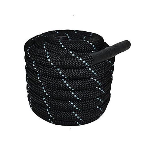 Foto 1 | Cuerda de Azote Trenzada Profesional para Crossfit Genérico color Negro 1.5'' X 15 m