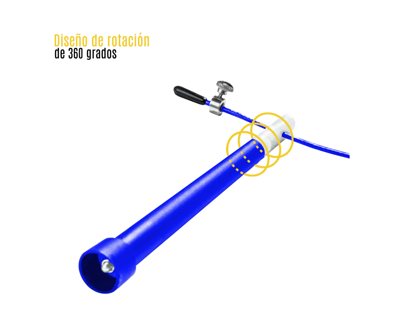 Foto 2 | Cuerda para Saltar Level Fitness color Azul