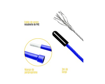 Foto 3 | Cuerda para Saltar Level Fitness color Azul