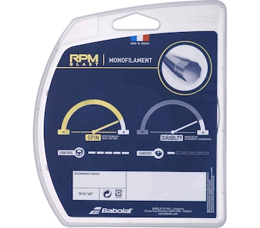 Foto 3 | Bobina Para Cuerdas De Tenis Babolat Rpm Blast 17-1,25 Mm 200 M, Color Negro - Venta Internacional.
