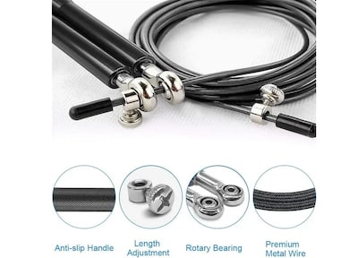 Foto 4 | Xtellar Cuerda De Saltar En Aluminio Ultra Rápida Para Box Y Crossfit, Color Oro