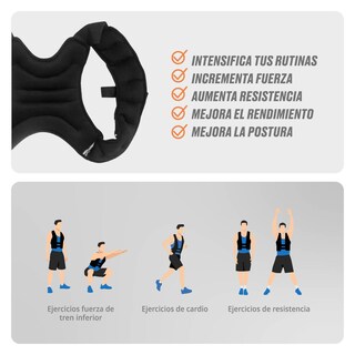 Foto 4 | Chaleco Con Peso Bodytrainer 10kg/22lb Para Entrenamiento