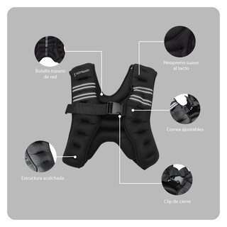 Foto 5 | Chaleco Con Peso Bodytrainer 10kg/22lb Para Entrenamiento